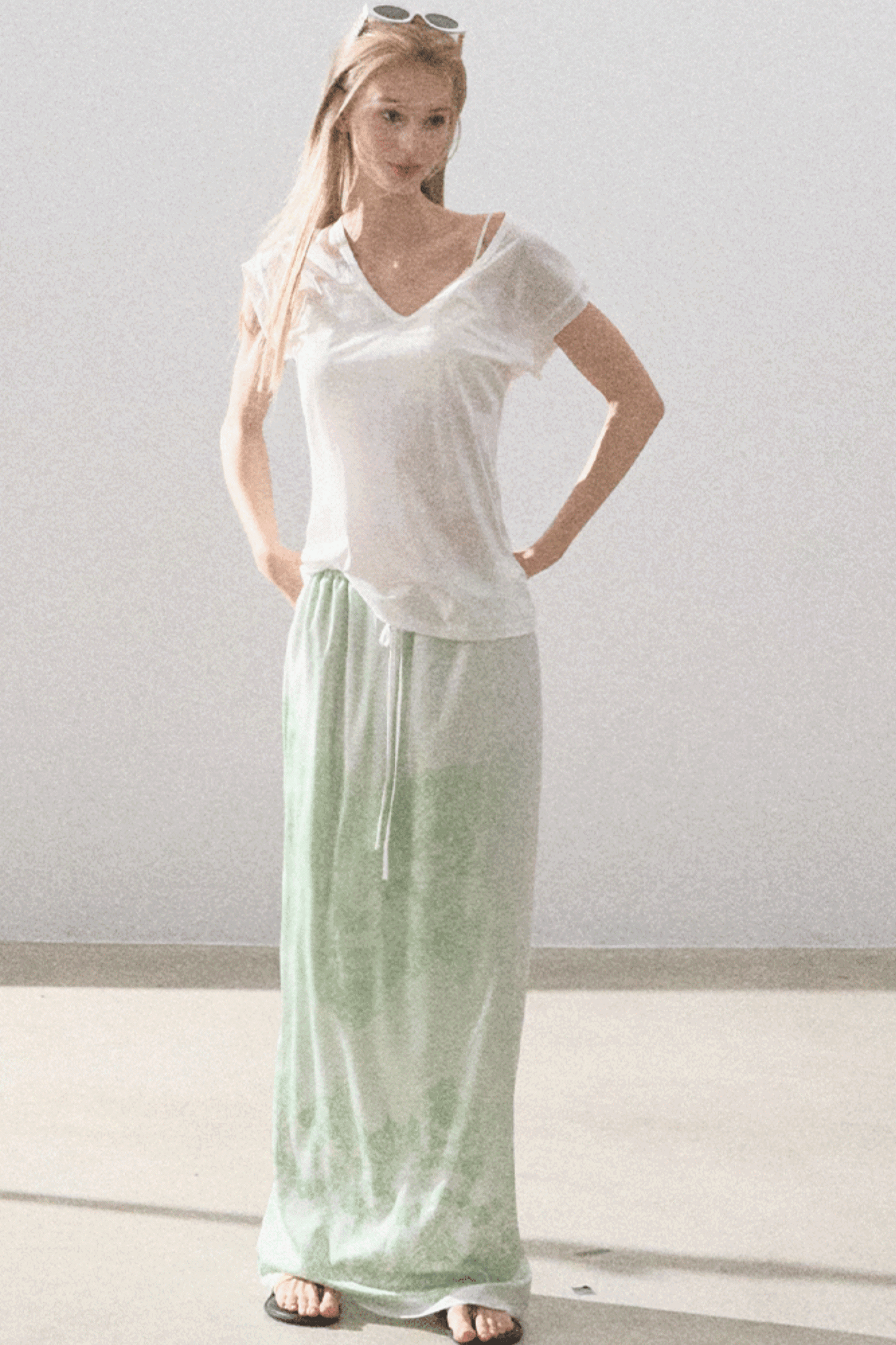 Soft Lace A-Line Skirt