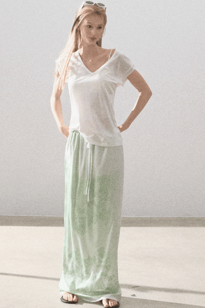 Soft Lace A-Line Skirt