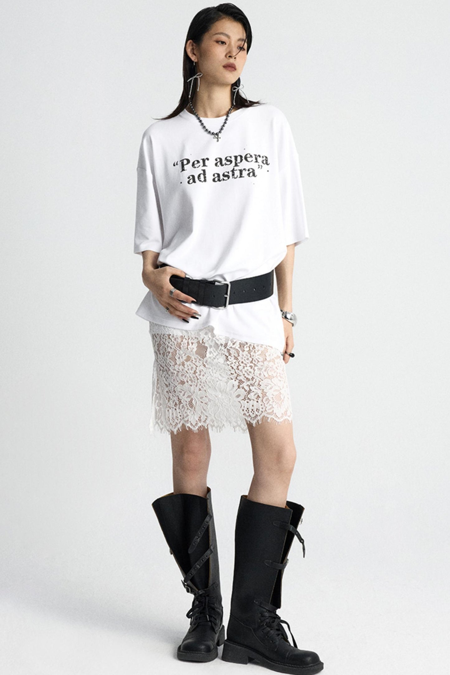 Mottled Chic Slouchy Tee