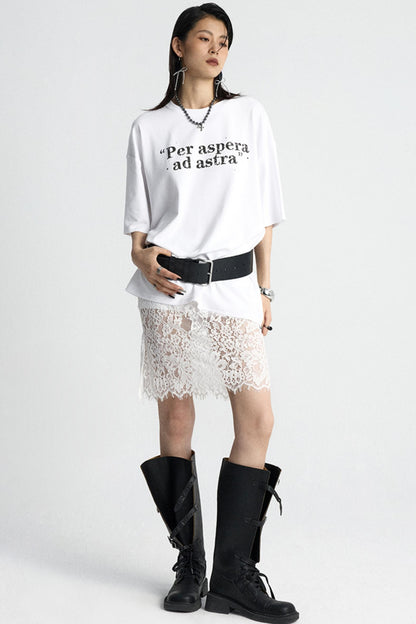 Mottled Chic Slouchy Tee