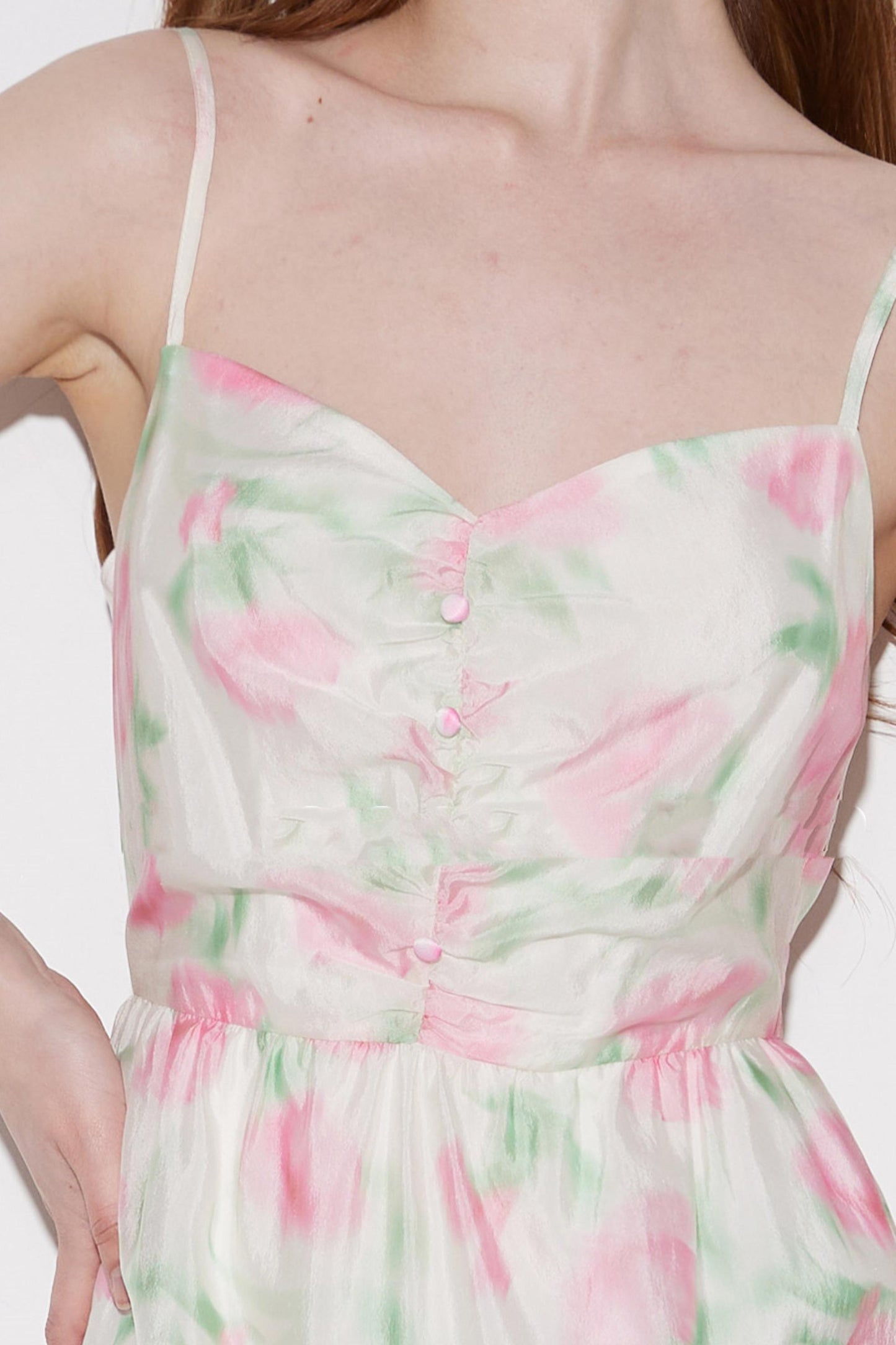 Luxe Copper Halter Dress