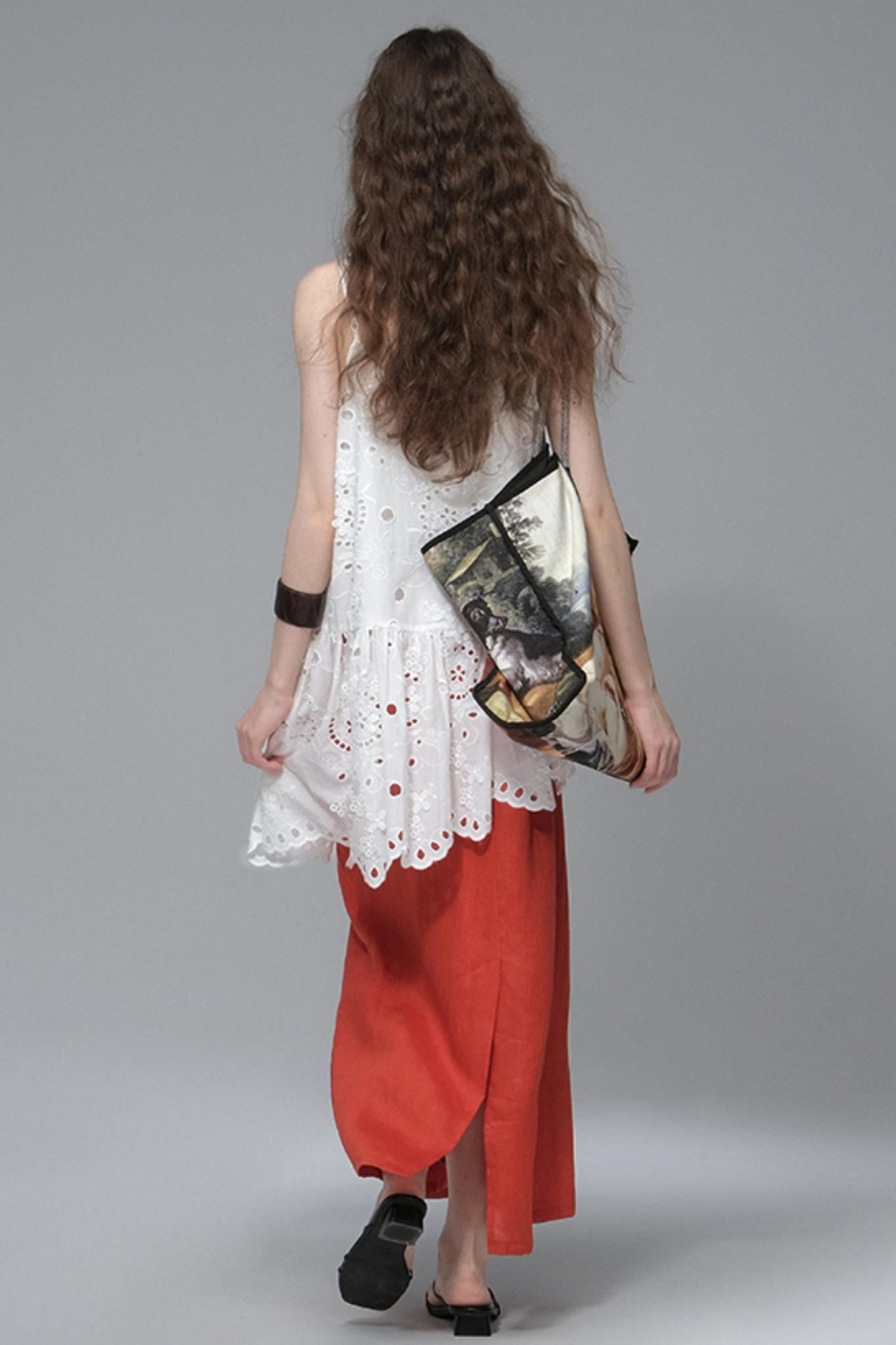 High Saturation Linen Skirt