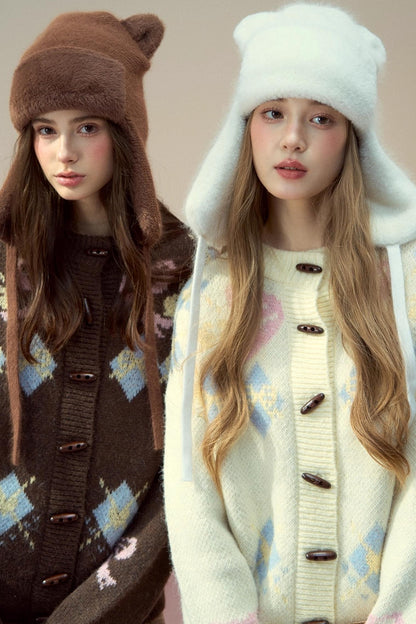 Winter Ear Protection Cute Plush Hat