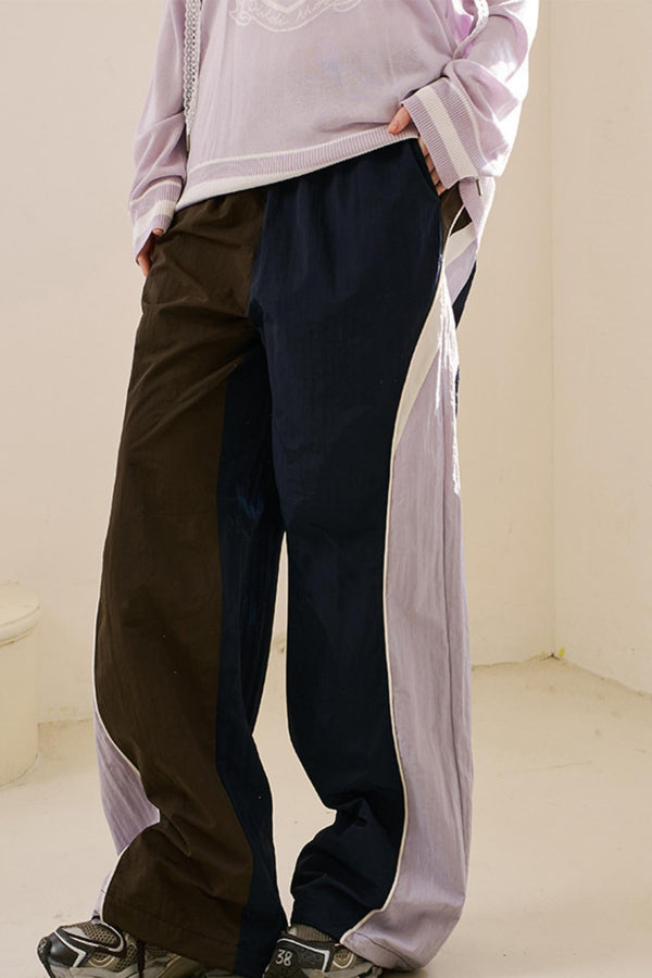 Colorblock Summer Sports Pants
