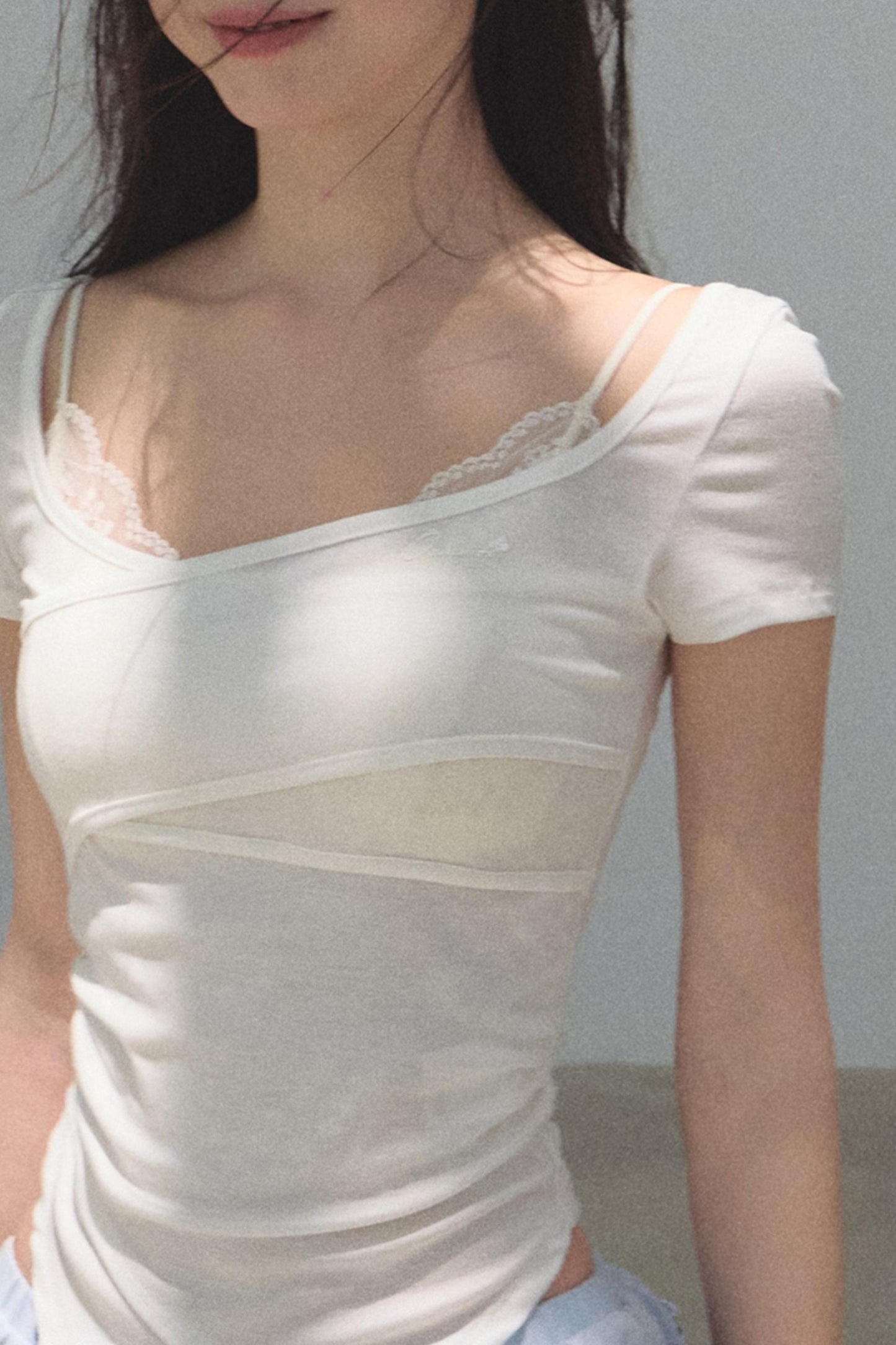 Dewy Square Neck T-Shirt