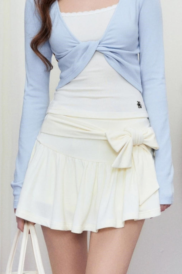 Spring FlareBowtie Skirt