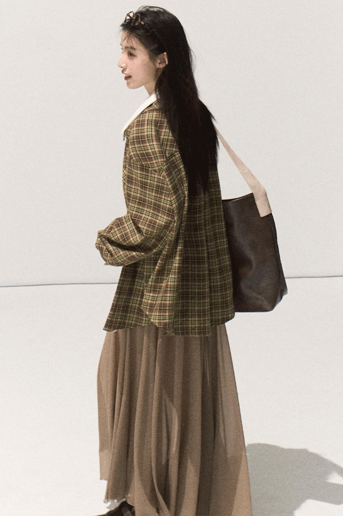 Soft Mist Shoulder Waist Dress