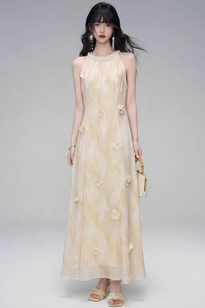Three-Dimensional Floral Dress