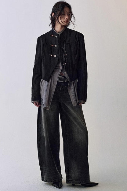 Straight Leg Gradient Scimitar Jeans