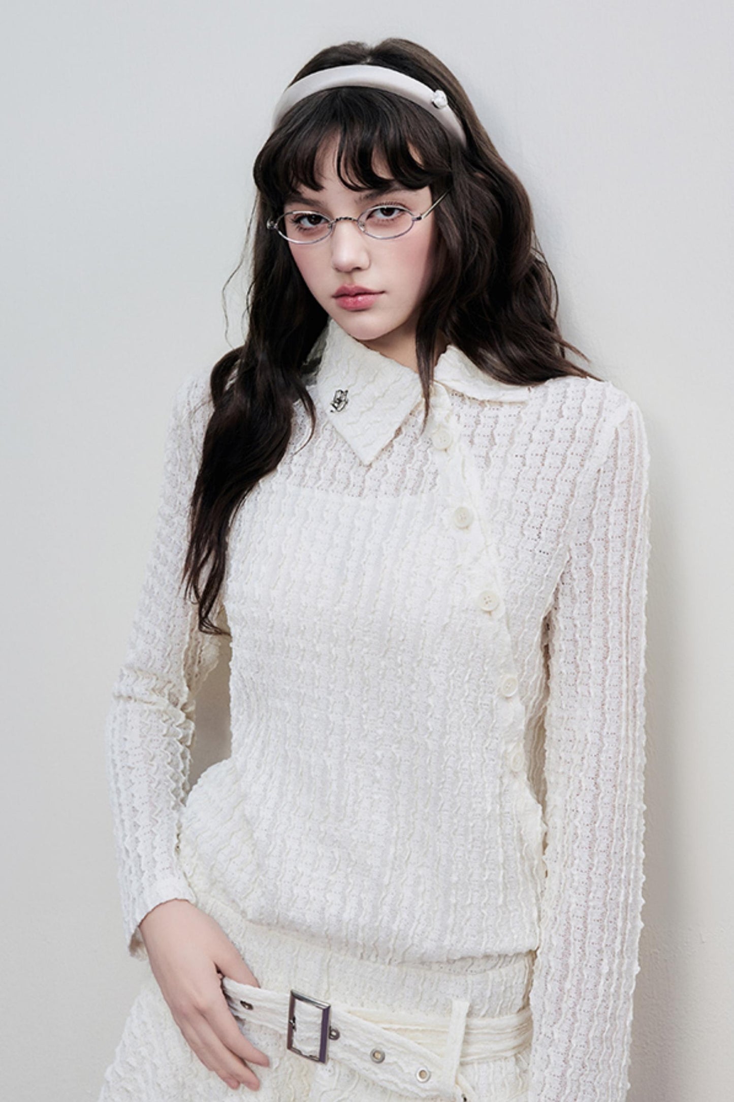 Hollow Lace Spring Halter Dress