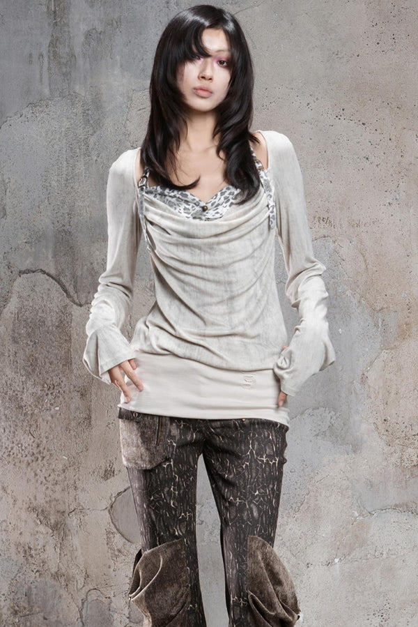 Fake Two-Piece Base Top