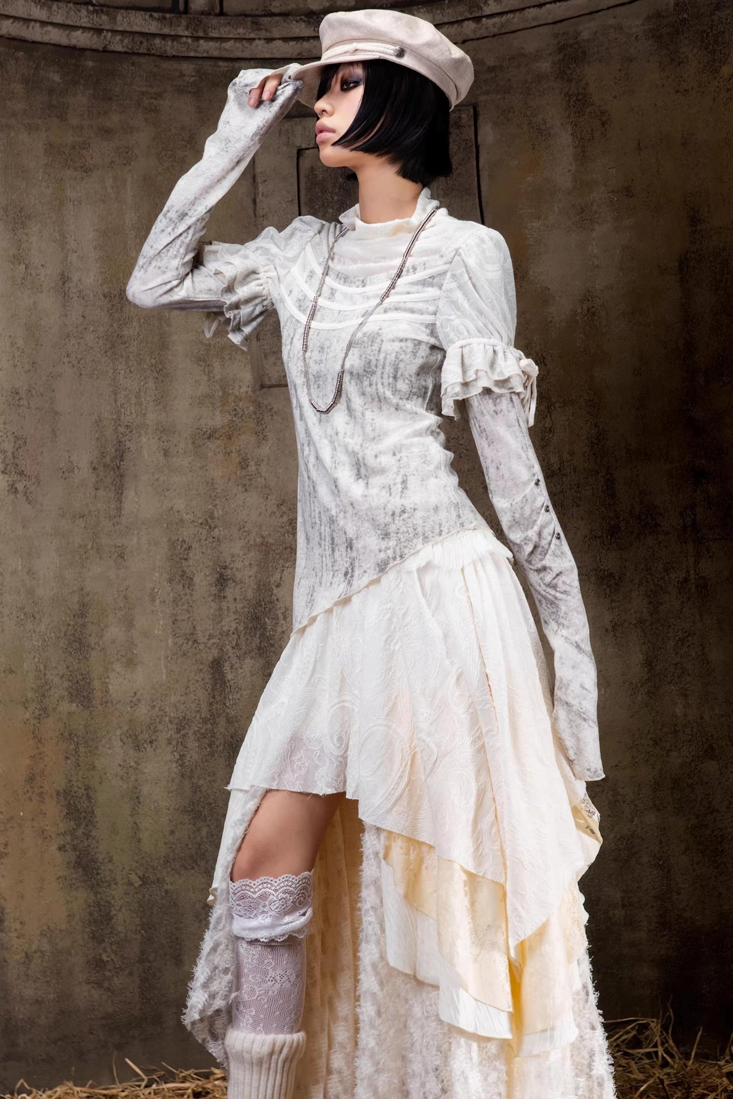 Court-Style Knit Top