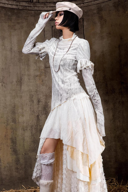 Court-Style Knit Top