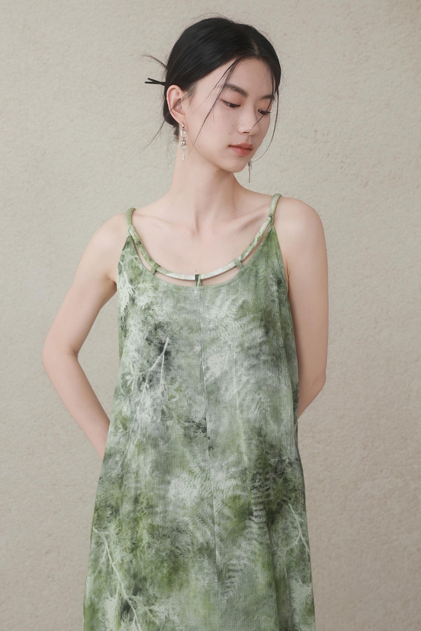 Summer Halter Dress With Beads