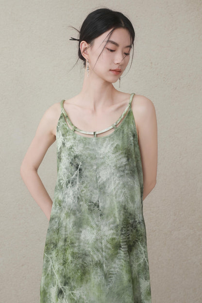 Summer Halter Dress With Beads