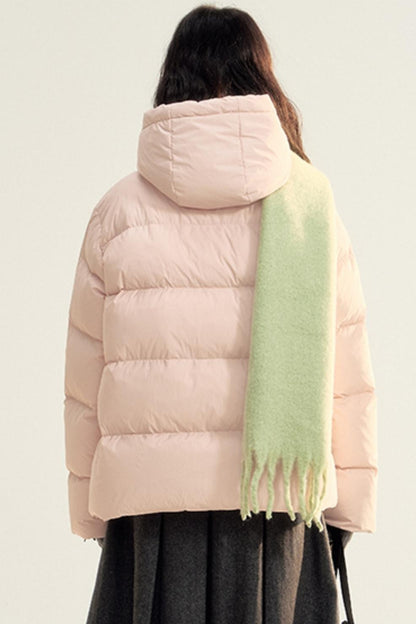 Winter Essential White Duck Down Jacket