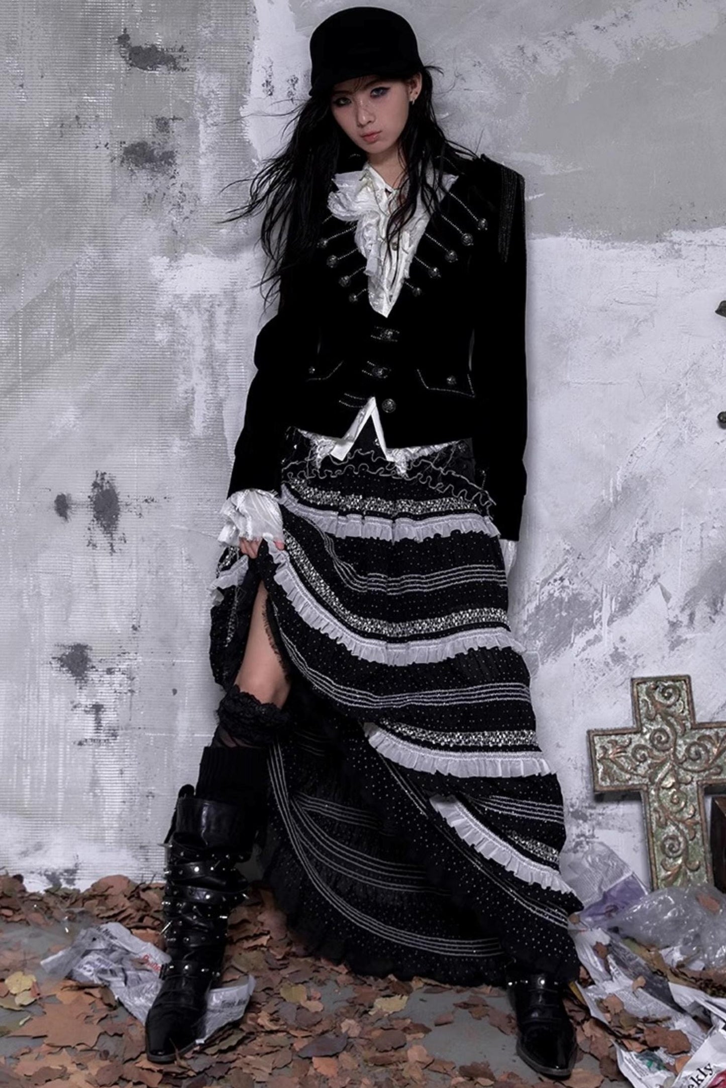 Rock Daughter Lace A-Line Skirt