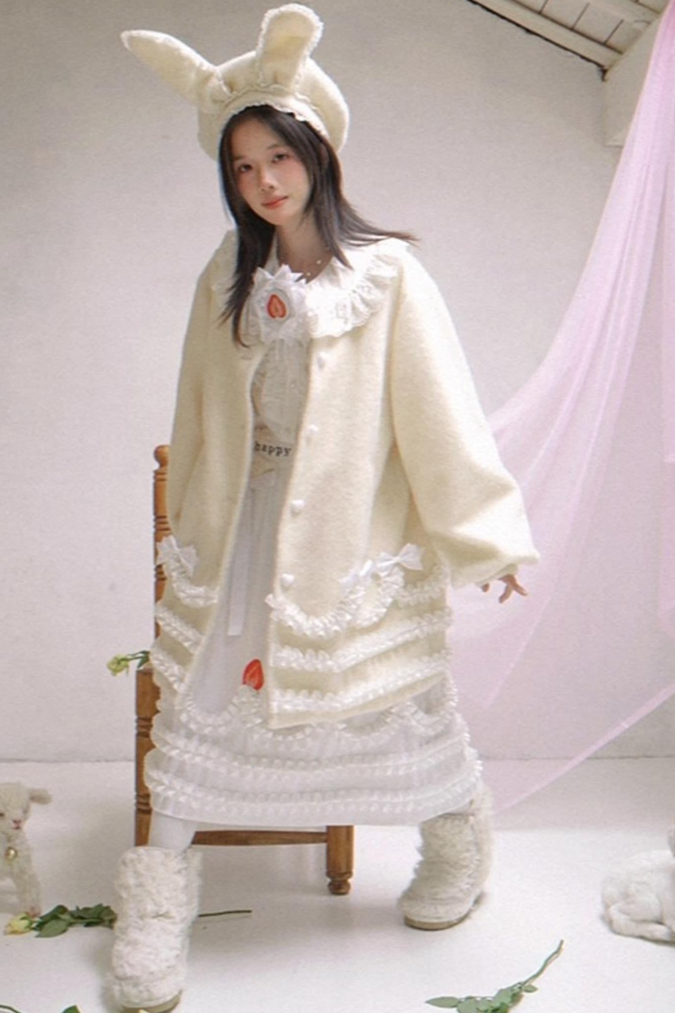 Happy Birthday Woolen Coat