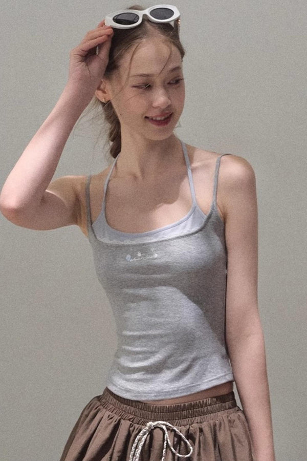 Summer Embroidered Camisole