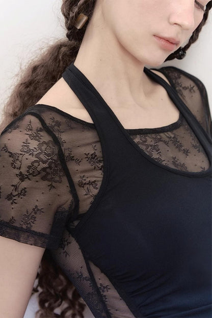 Shadow Lace Tee