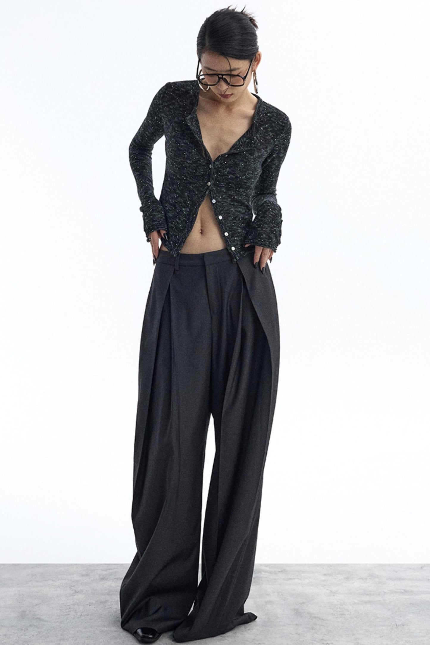 Glitter Sequins Knitted Top