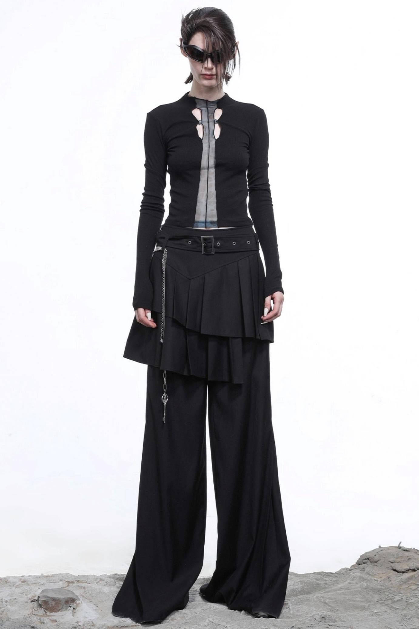 High Stretch Slim-Fit Mesh Top