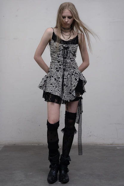 Heart Lace Camisole Dress