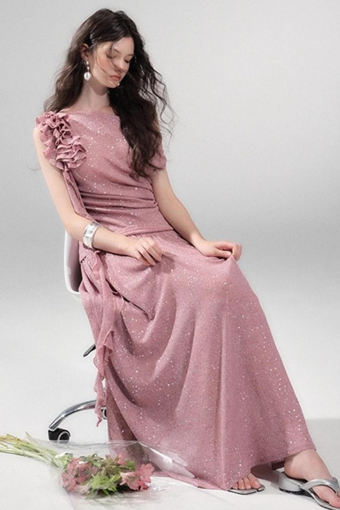 Stretch Knit Silver Top Set-Up