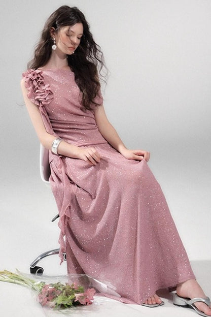 Stretch Knit Silver Top Set-Up