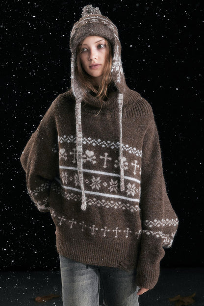 Fair Isle Vintage Sweater Top