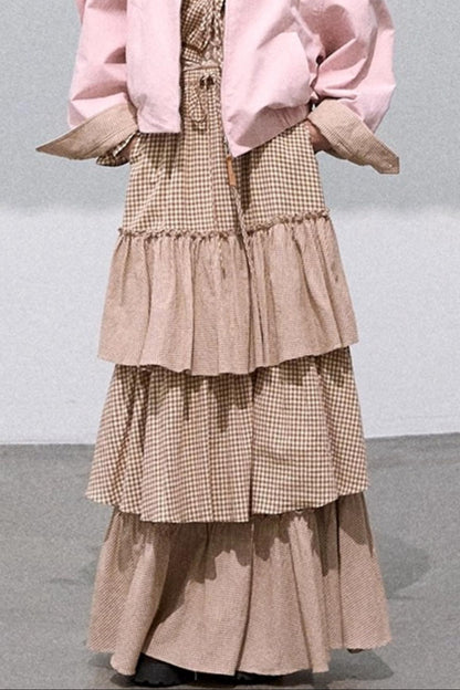 Cotton Strappy White Shirt Two-Piece Set-Up