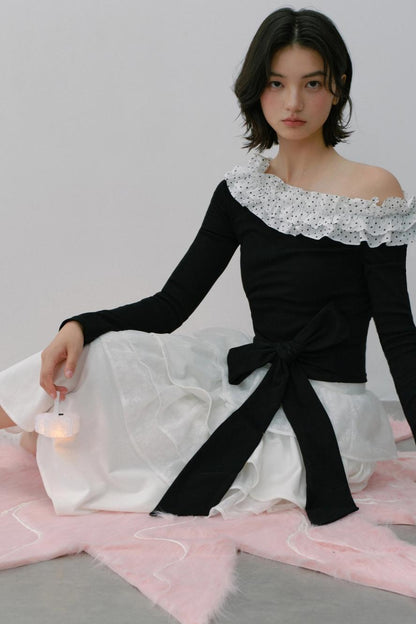 Vintage Flower Puffy Skirt