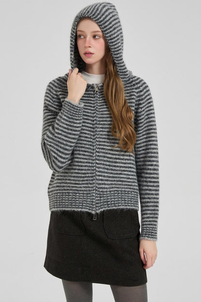 Lazy Striped Cardigan