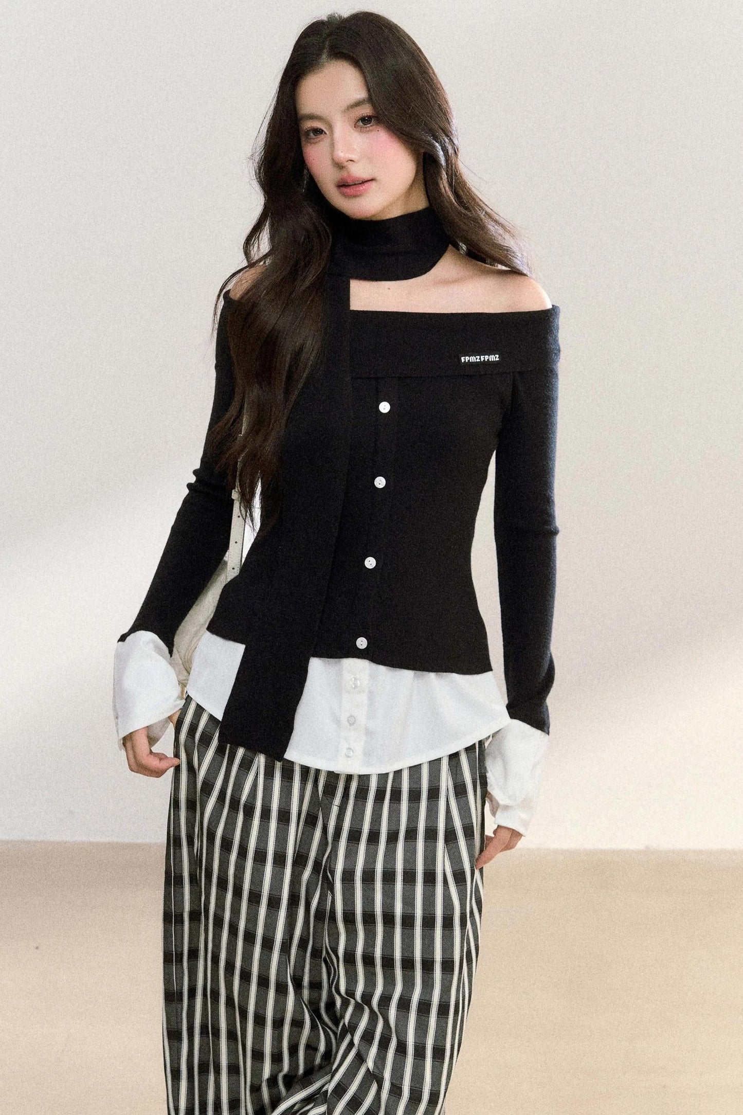 Patchwork Knitwear Sweater