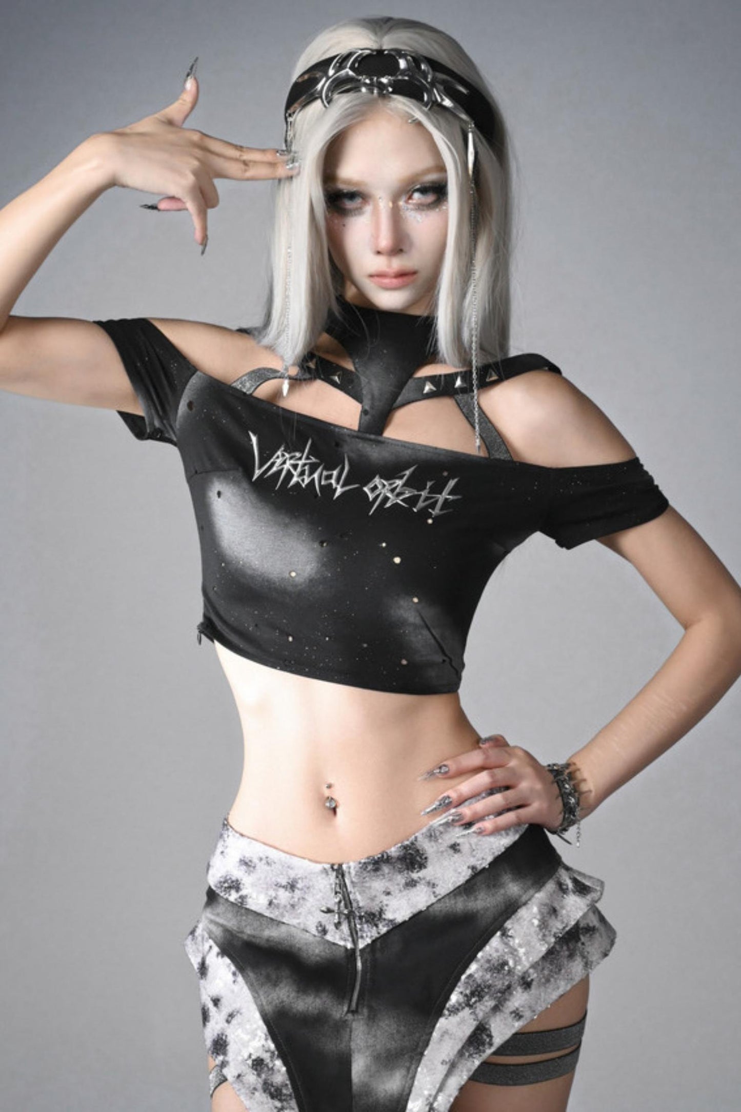 Cyberpunk Sequin Pants