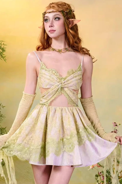 Sylvia Lace Butterfly Dress Set-Up