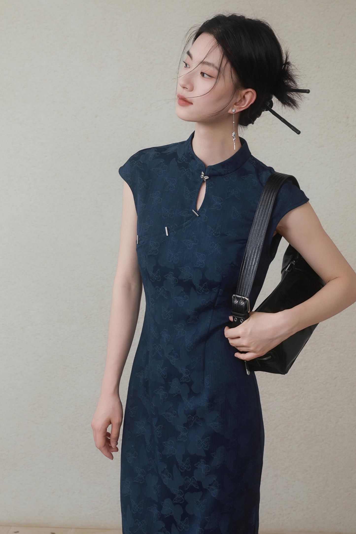 Summer Navy Denim Dress