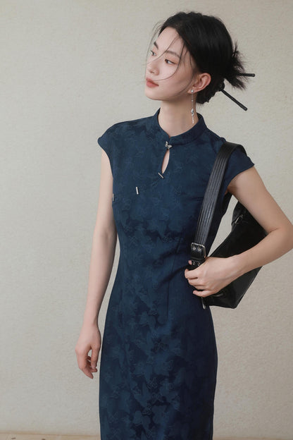 Summer Navy Denim Dress