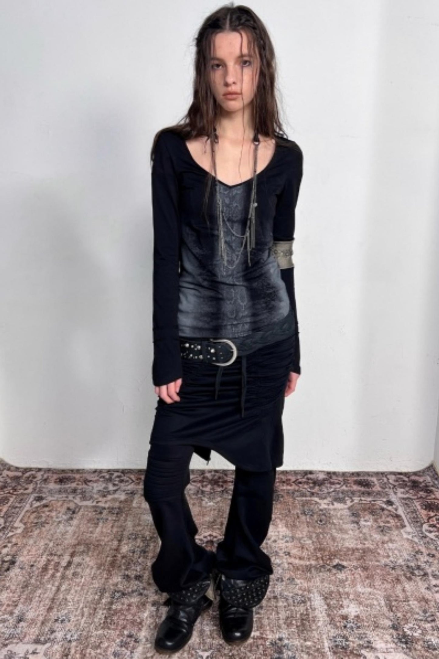 Snake Skin Angel Slim Top