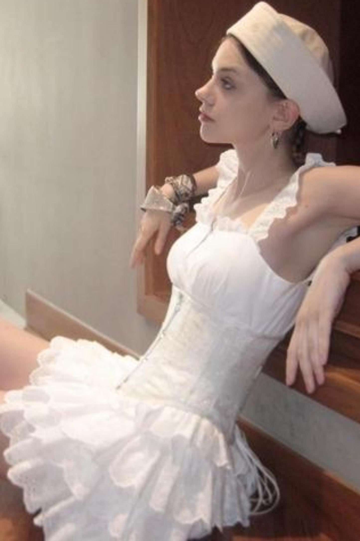 Hyacinth Halter Lace Dress