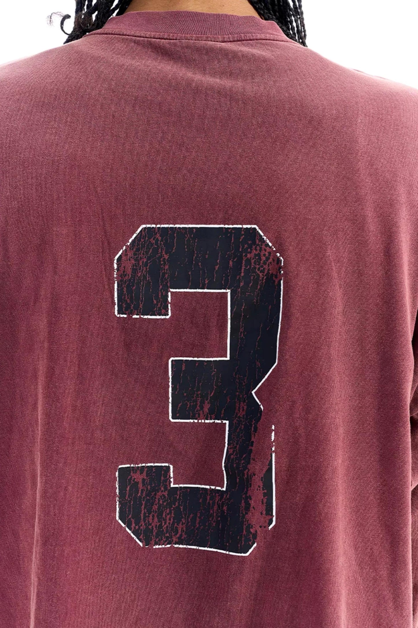 Washed Double Collar T-Shirt