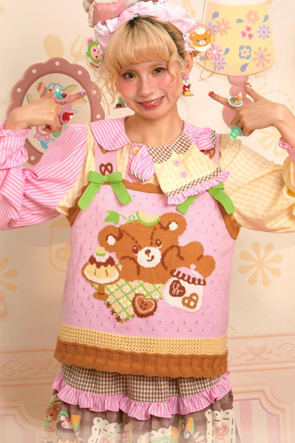 Honeydew Splicing Shirt