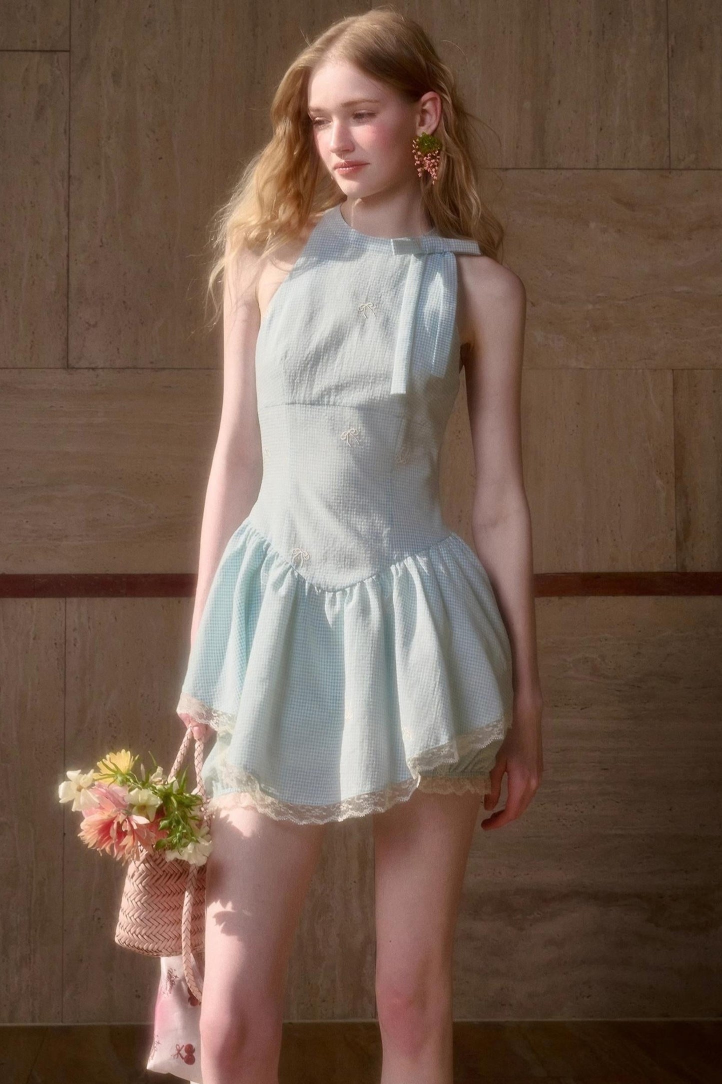 Sea Salt Blue Dress Set