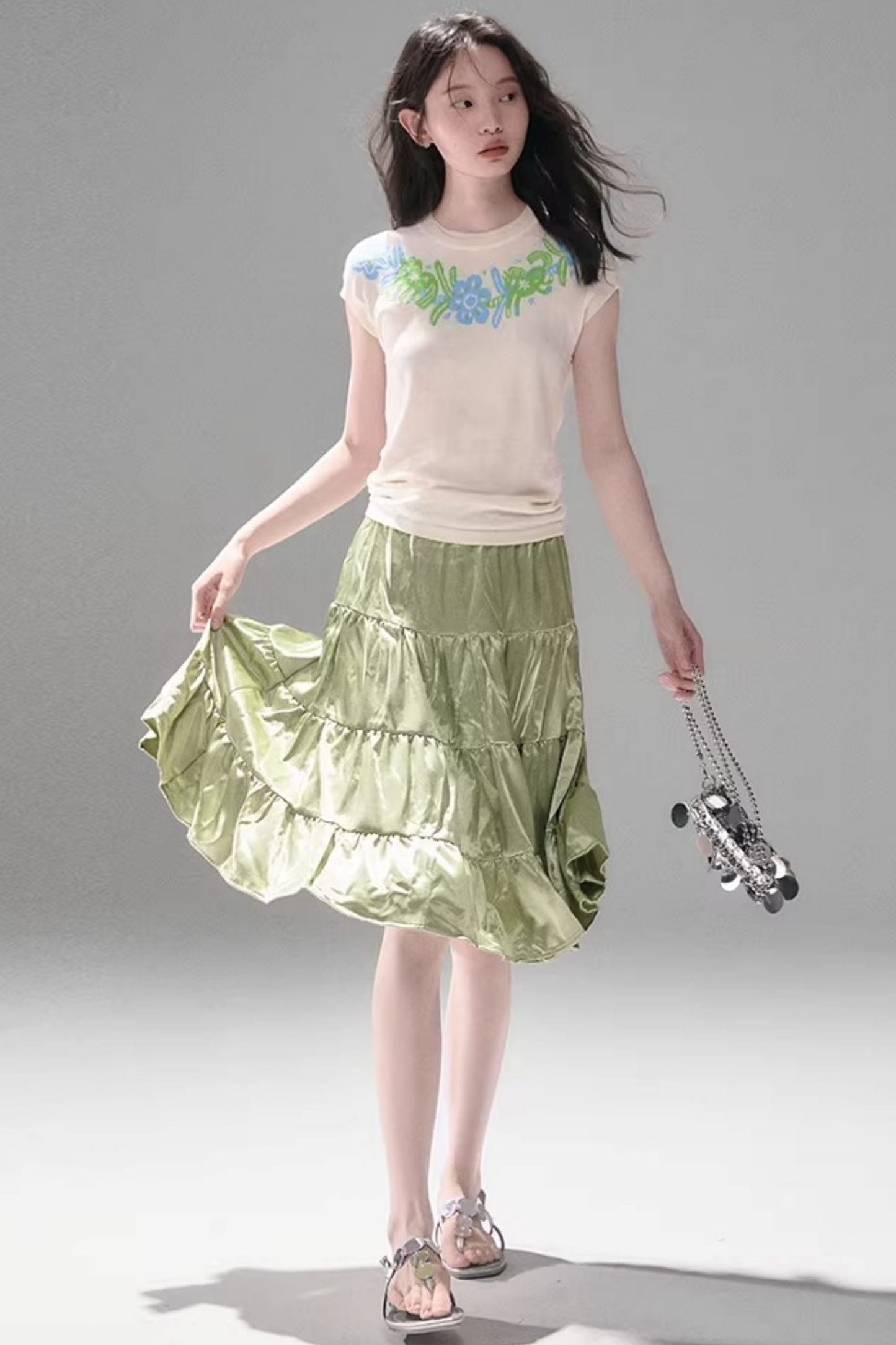 Little Horse Jacquard Cotton Top