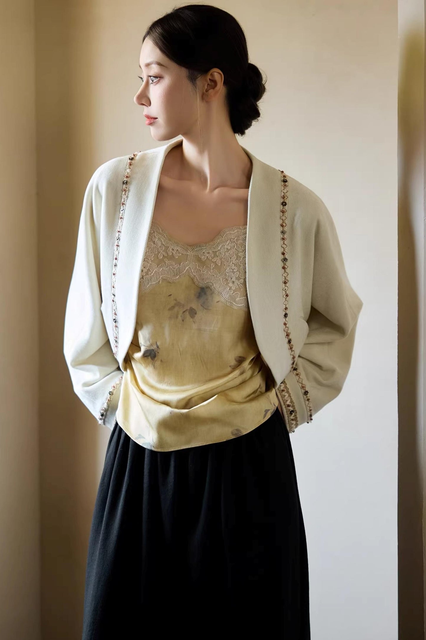 Chinese Cocoon Cardigan Jacket