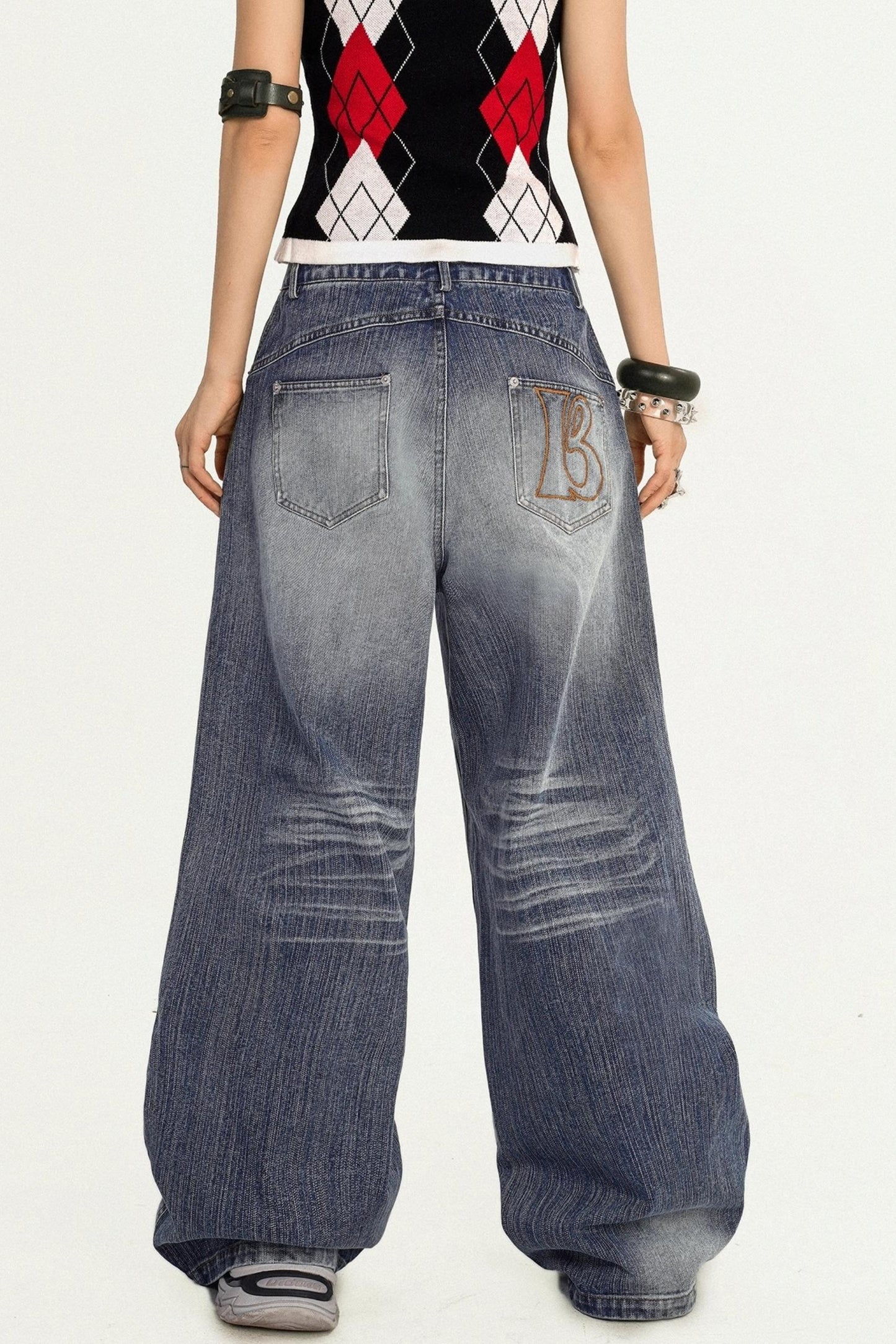 American Vintage Denim Wide-leg Pants