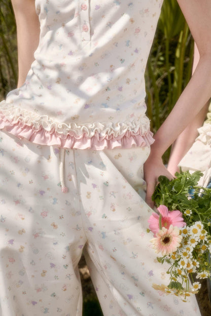 Little Rabbit Wide-Leg Pants