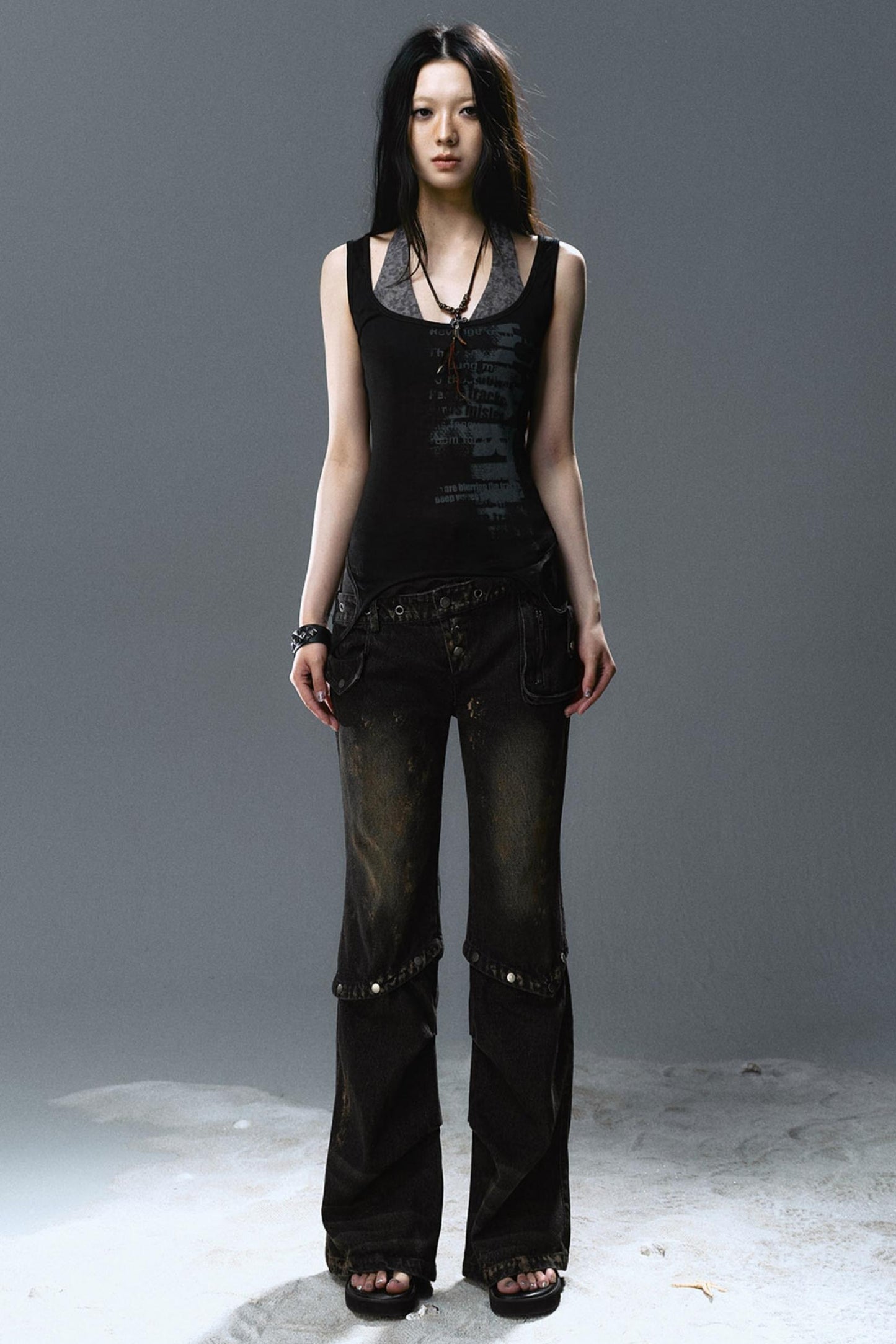 Layered Two-Tone Cami Top