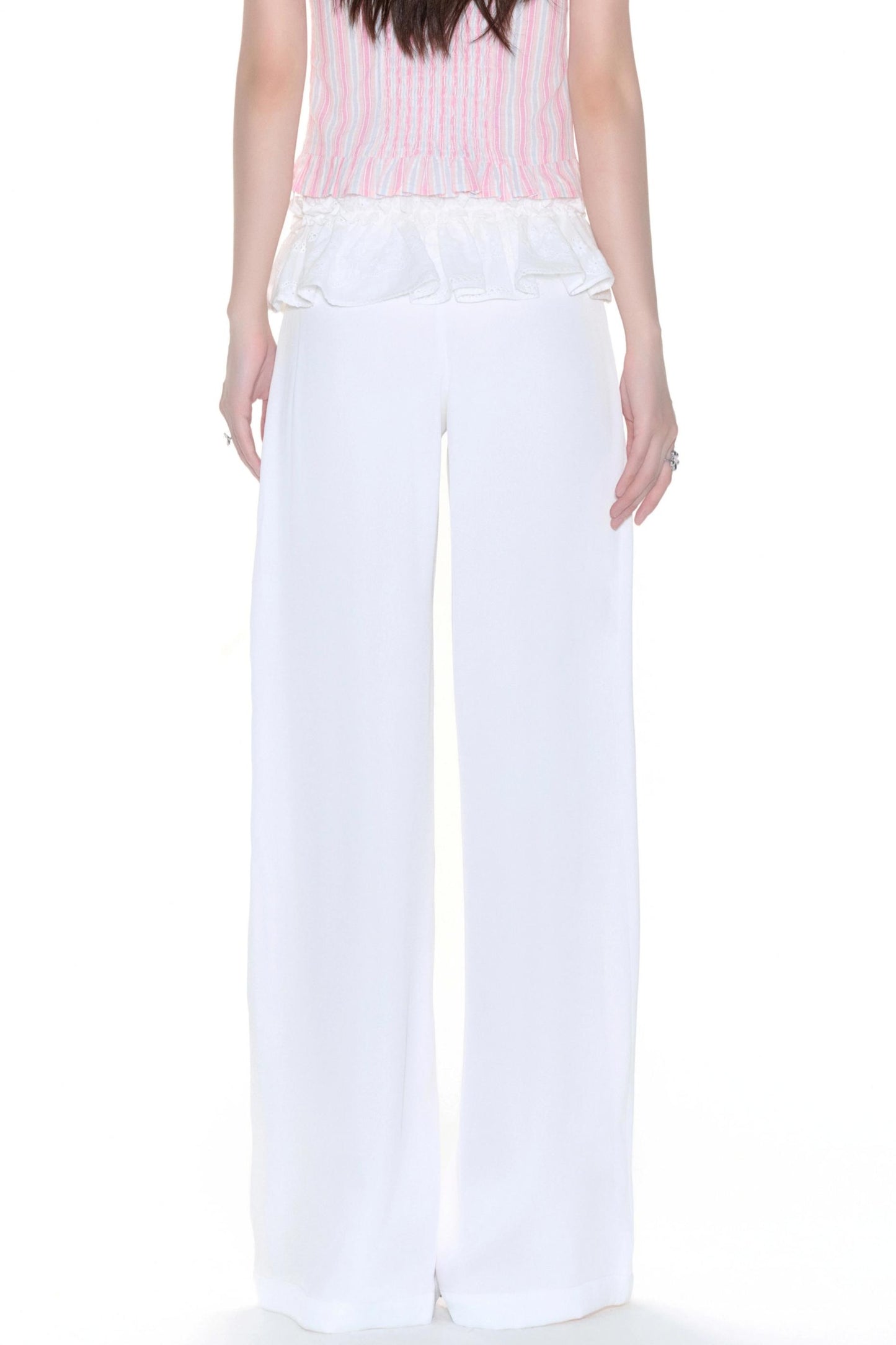 Color Wide-Leg Pants