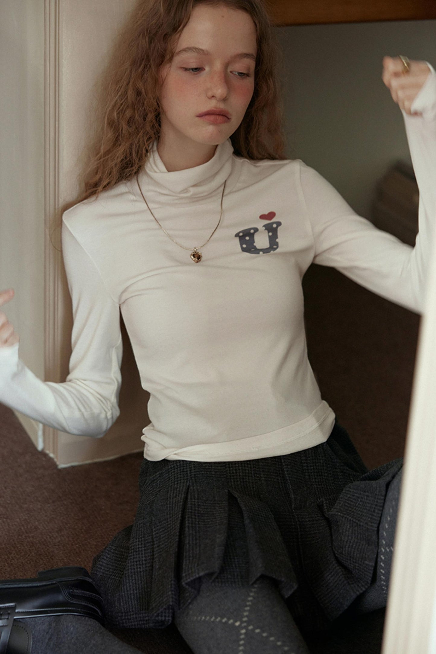 Early Winter Ruched Top